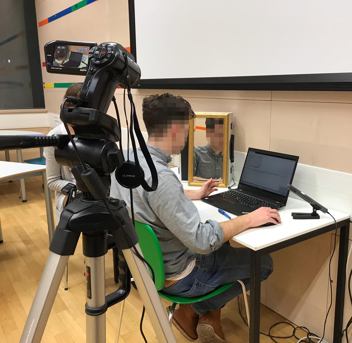 Simple usability test setup in 2019.