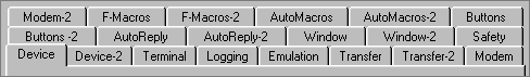 Zoc multi-row tab controls.